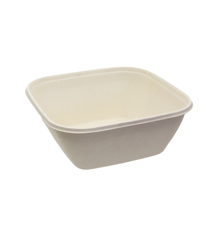 Schüssel Zuckerrohr-Fasern 1000ml 170x170x70mm (50 Stück) Schüssel Zuckerrohr-Fasern 1000ml 170x170x70mm (50 Stück)
