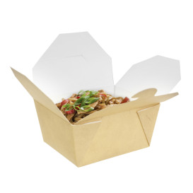 SnackBox Amerikanische Kraft 10,7x8,65x4,5cm 400ml (50 Stück)