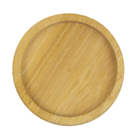 Bambusteller Zweifarbig Ø5cm (24 Stück)