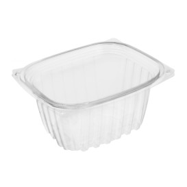Plastickschale Kompostierbar PLA mit Deckel 470ml (100 Stück)