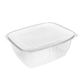Plastickschale Kompostierbar PLA mit Deckel 1890ml (200 Stück)