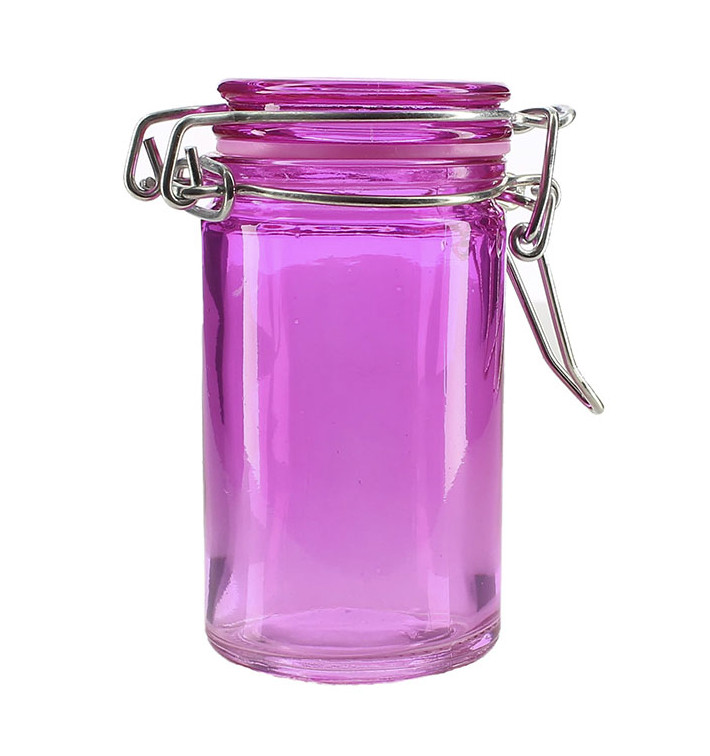 Einmachglas Flieder transparent 70 ml (32 Einh.)