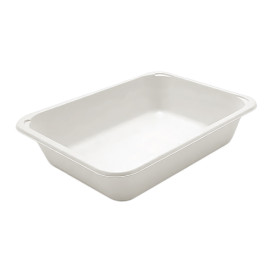 Verpackung Zuckerrohr PLA 1350ml 22,7x17,8x5cm (75 Stück)