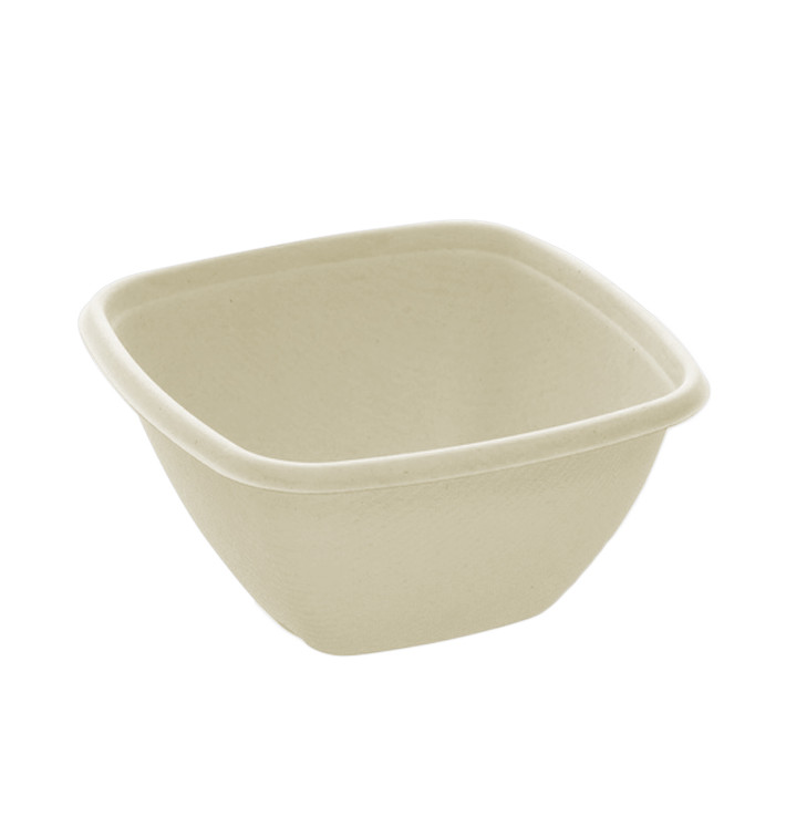 Schüssel Zuckerrohr-Fasern 500ml 130x130x60mm (50 Stück) Schüssel Zuckerrohr-Fasern 500ml 130x130x60mm (50 Stück)