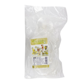 Biologish Abbaubar Glas PLA transparent 200ml (400 Stück)