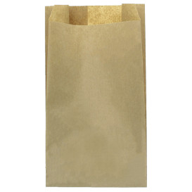 Papiertüten Kraft 14+7x24cm (200 Stück)