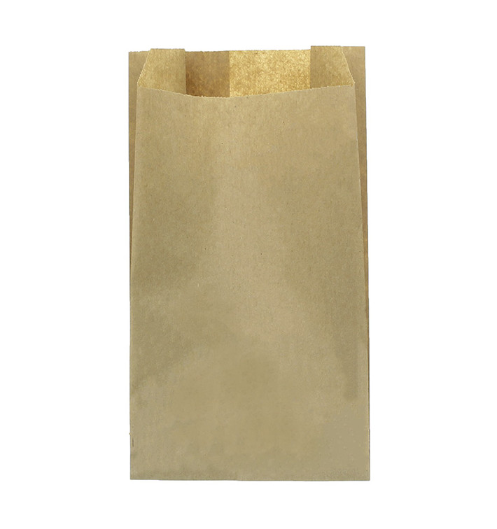 Papiertüten Kraft 14+7x24cm (200 Stück) Papiertüten Kraft 14+7x24cm (200 Stück)
