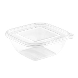 Deckel Flach für Schale aus Plastik PET 175x175mm (50 Stück)