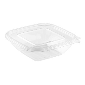 Deckel Flach für Schale aus Plastik PET 175x175mm (50 Stück)