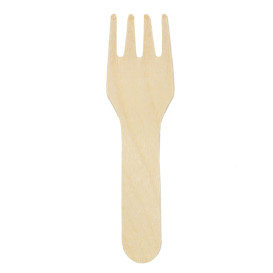 Mini Holzgabel 7,5cm (100 Stück)