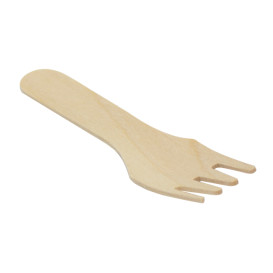 Mini Holzgabel 7,5cm (100 Stück)
