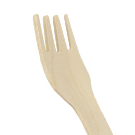 Mini Holzgabel 7,5cm (100 Stück)