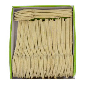 Kleiner Löffel aus Bambus 7,5cm (50 Stück)