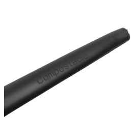 Gabel Biologisch Abbaubar CPLA Schwarz 17cm (25 Stück)