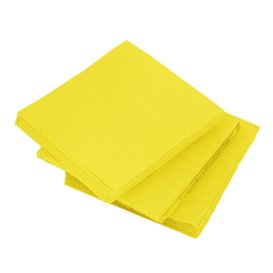 Papierservietten "Cocktail" gelb 20x20cm (90 Stück)