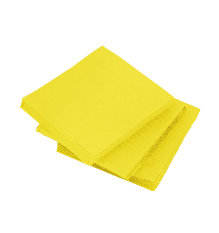 Papierservietten "Cocktail" gelb 20x20cm (90 Stück) Papierservietten "Cocktail" gelb 20x20cm (90 Stück)