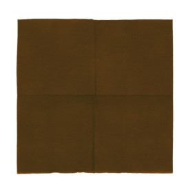 Papierservietten "Cocktail" braun 20x20cm (2400 Stück)