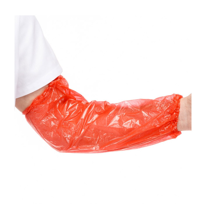 Schutzärmel Polyetylen 18x44cm 20my Rot (100 Stück) Schutzärmel Polyetylen 18x44cm 20my Rot (100 Stück)