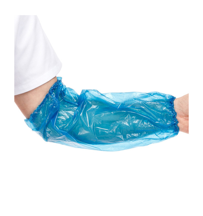 Schutzärmel Polyetylen 18x44cm 30my Blau (100 Stück) Schutzärmel Polyetylen 18x44cm 30my Blau (100 Stück)