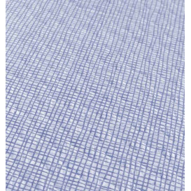 Papiertischdecke 1,2x1,2m "Zwiachen Linien" Blau 40g/m² (300 Stück)