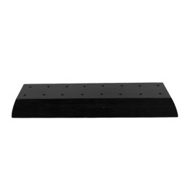 Spießhalter aus Bambus Schwarz 20x6x2cm (48 Stück)