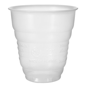 Plastikbecher Design Transparent 166ml Ø7,0cm (100 Stück)