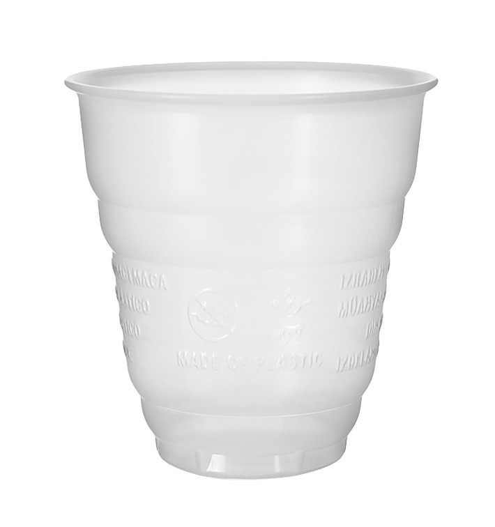 Plastikbecher Design Transparent 166ml Ø7,0cm (100 Stück)