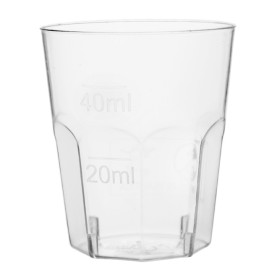 Plastikbecher für Schnaps Transp. PS Ø45mm 50ml (1000 Stück)