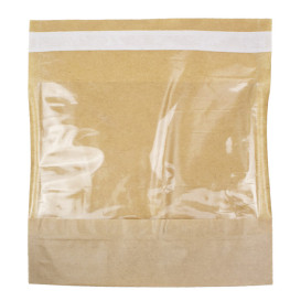 Tasche Boden und Fenster Selbstschließendem Kraft 14x16 cm (100 Enh.) 