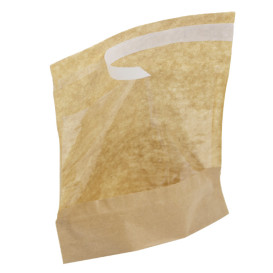Tasche Boden und Fenster Selbstschließendem Kraft 14x16 cm (100 Enh.) 