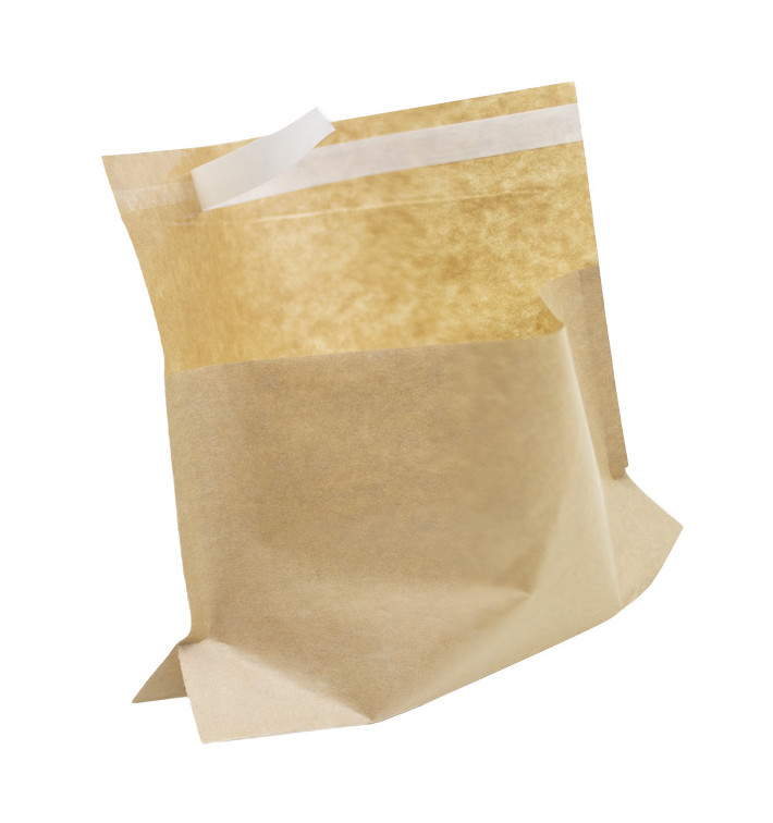 Tasche Boden und Selbstschließendem Kraft 21x17 cm (100 Enh.) Tasche Boden und Selbstschließendem Kraft 21x17 cm (100 Enh.)