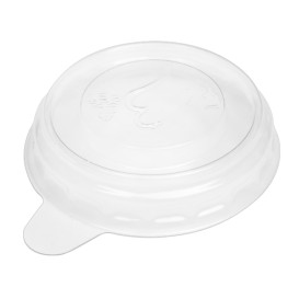 Transparenter PET-Deckel für Soßengläser 30ml Ø4,3cm (50 Stück)