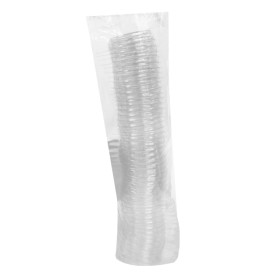 Transparenter PET-Deckel für Soßengläser 30ml Ø4,3cm (50 Stück)