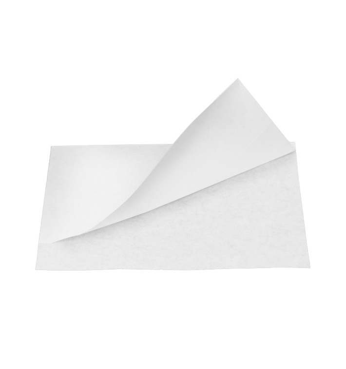 Burgerpapier fettdicht offen 2S Weiß 20x13/10cm (100 Stück) Burgerpapier fettdicht offen 2S Weiß 20x13/10cm (100 Stück)