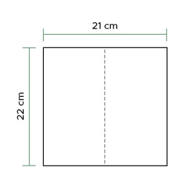 Papierhandtücher Tissue Ökologische 2 Lagig Z (190 Stück)