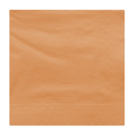 Papierservietten Lachsfarben 2L 30x30cm (100 Stück)