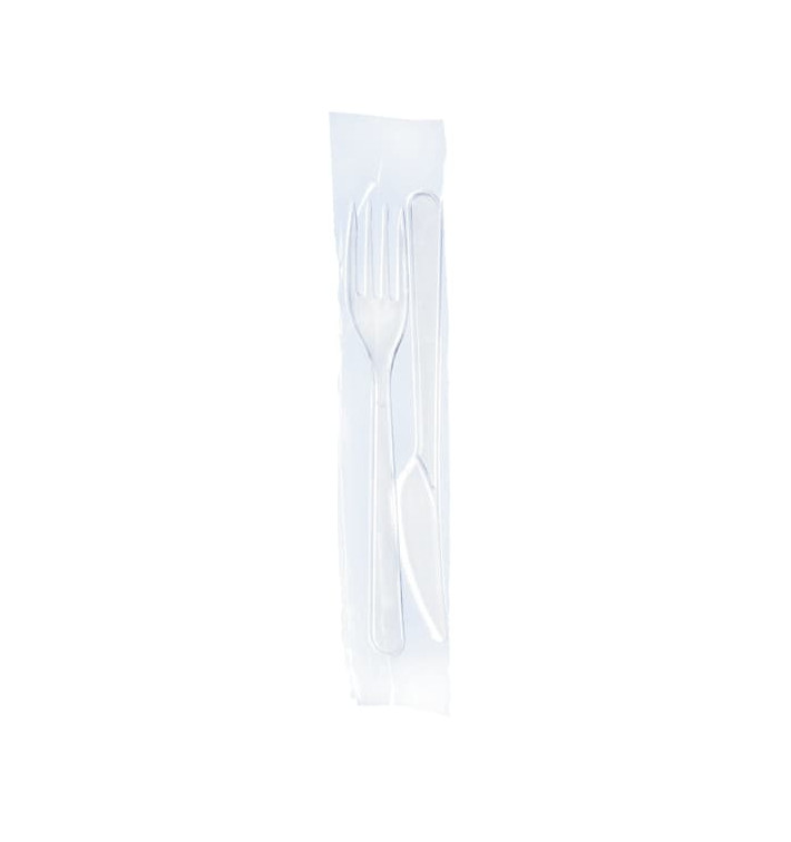 Transparent Besteckset Gabel und Messer Transparent Besteckset Gabel und Messer