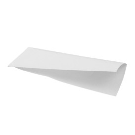 Burgerpapier fettdicht offen 2S Weiß 22x7,6cm (100 Stück)