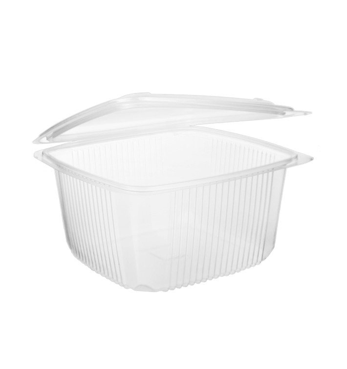 Transparent Dressingbecher mit Klappdeckel PP 1800ml 190x185mm (300 Stück) Transparent Dressingbecher mit Klappdeckel PP 1800ml 190x185mm (300 Stück)