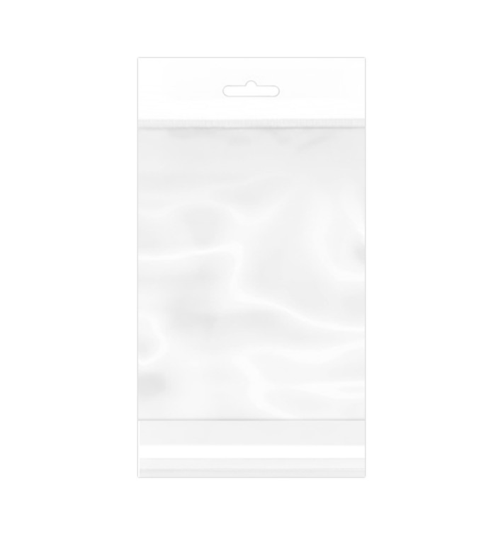 Flachbeutel BOPP Falte Klebstoff mit Euro-Loch 13,5x21cm G160 (100 Stück) Flachbeutel BOPP Falte Klebstoff mit Euro-Loch 13,5x21cm G160 (100 Stück)