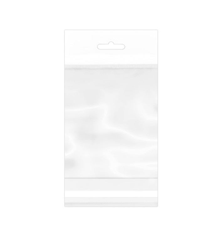Flachbeutel BOPP Falte Klebstoff mit Euro-Loch 10x15cm G160 (1000 Stück) Flachbeutel BOPP Falte Klebstoff mit Euro-Loch 10x15cm G160 (1000 Stück)