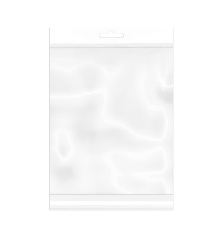 Flachbeutel BOPP Falte Klebstoff mit Euro-Loch 27x36cm G160 (100 Stück) Flachbeutel BOPP Falte Klebstoff mit Euro-Loch 27x36cm G160 (100 Stück)