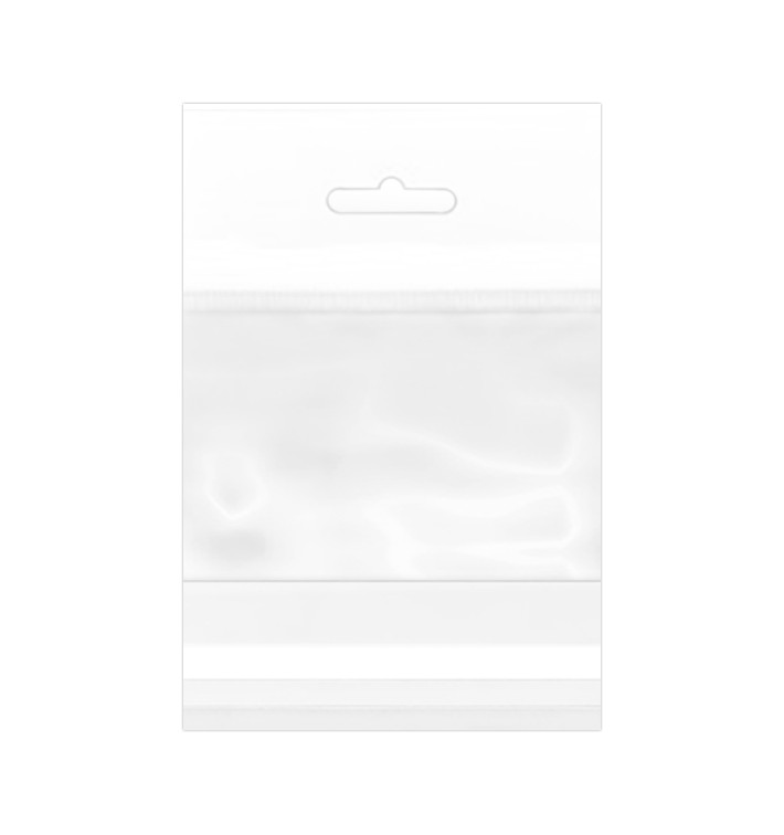 Flachbeutel BOPP Falte Klebstoff mit Euro-Loch 8x12cm G160 (100 Stück) Flachbeutel BOPP Falte Klebstoff mit Euro-Loch 8x12cm G160 (100 Stück)