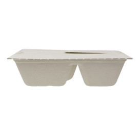 Box to Go Zuckerrohr 2C 21x15x5cm 800ml (200 Stück)