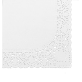 Spitzenpapier Rechteckig weiß "Litos" 30x40cm (250 Stück)