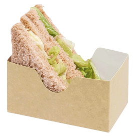Verpackung für Sandwich Kraft (25 Stück)