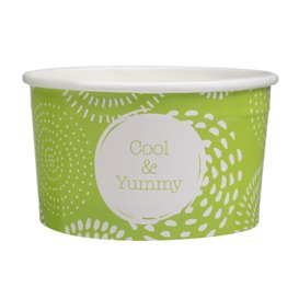 Pappbecher für Eis Cool&Yummy 3oz/100ml (65 Stück)