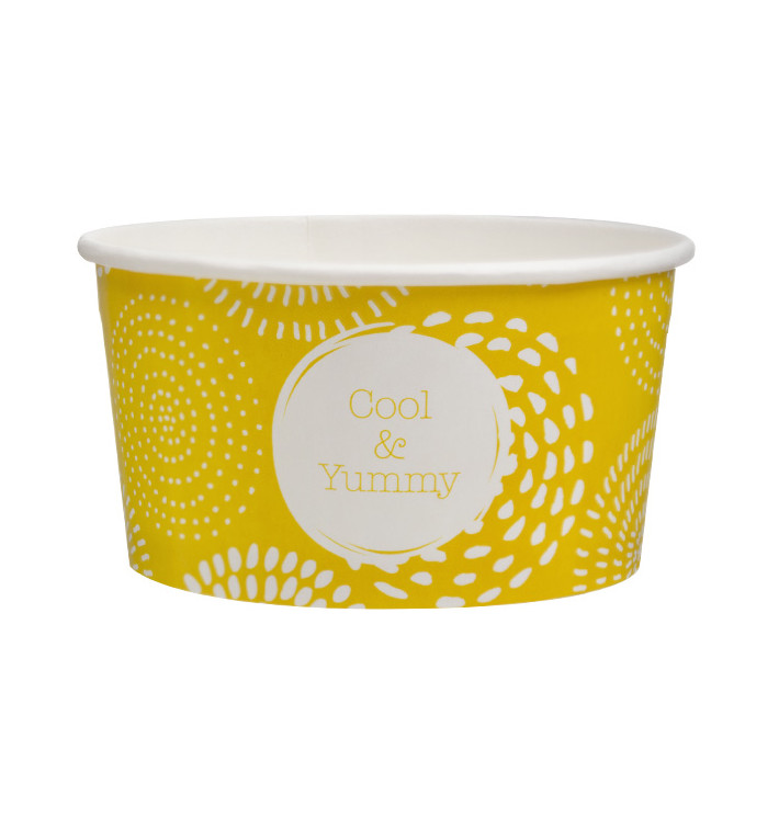Pappbecher für Eis "Cool&Yummy" 5oz/140ml (50 Stück) Pappbecher für Eis "Cool&Yummy" 5oz/140ml (50 Stück)