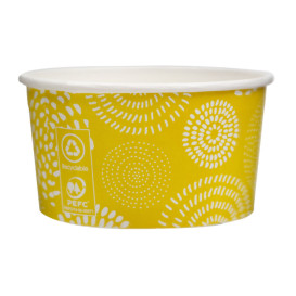 Pappbecher für Eis "Cool&Yummy" 5oz/140ml (50 Stück)