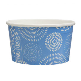 Pappbecher für Eis "Cool&Yummy" 6oz/175ml (50 Stück)